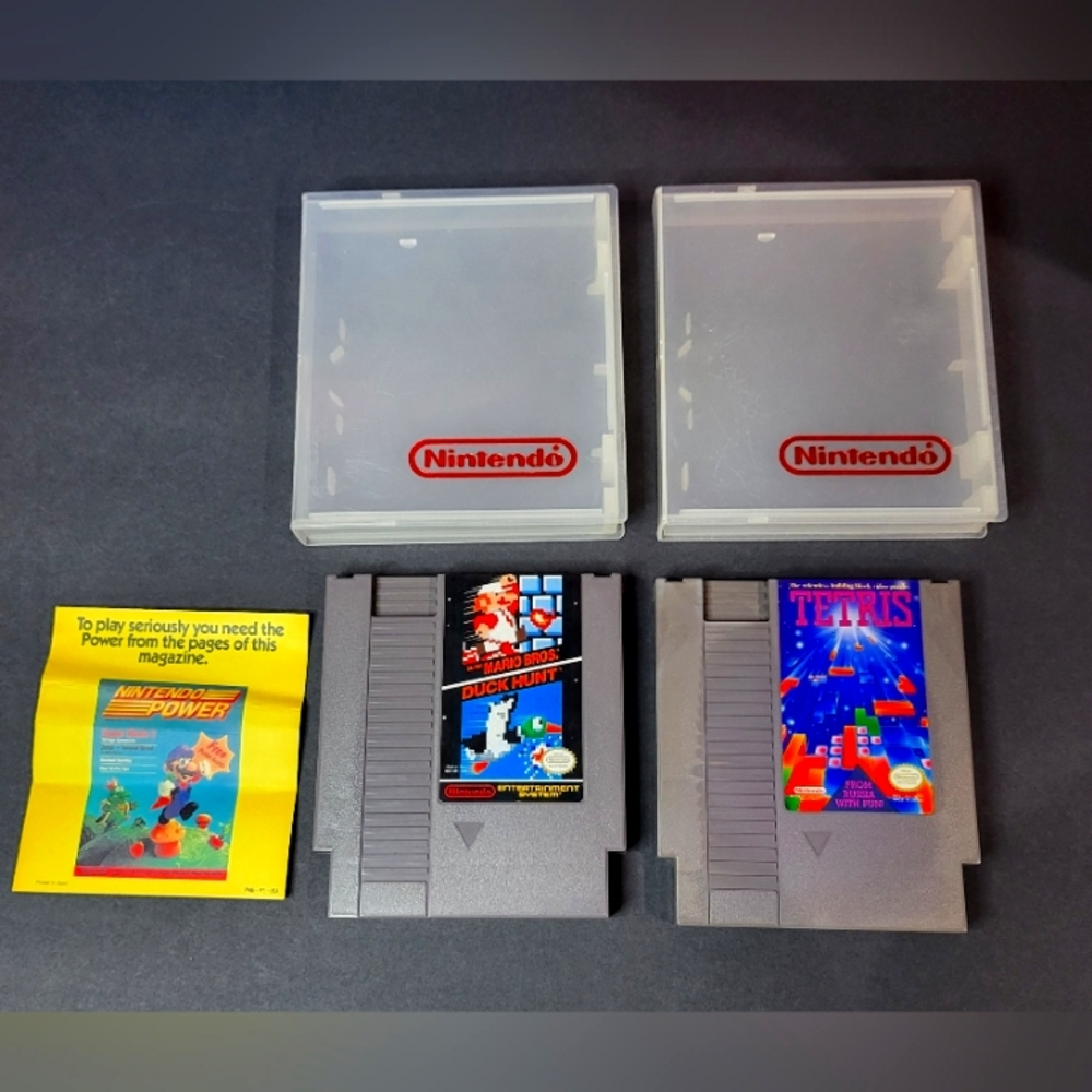 Super Mario Bros/Duck Hunt & Tetris (Nintendo NES) games
